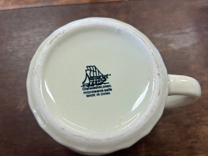 Nantucket White Mug, 3 3/4"