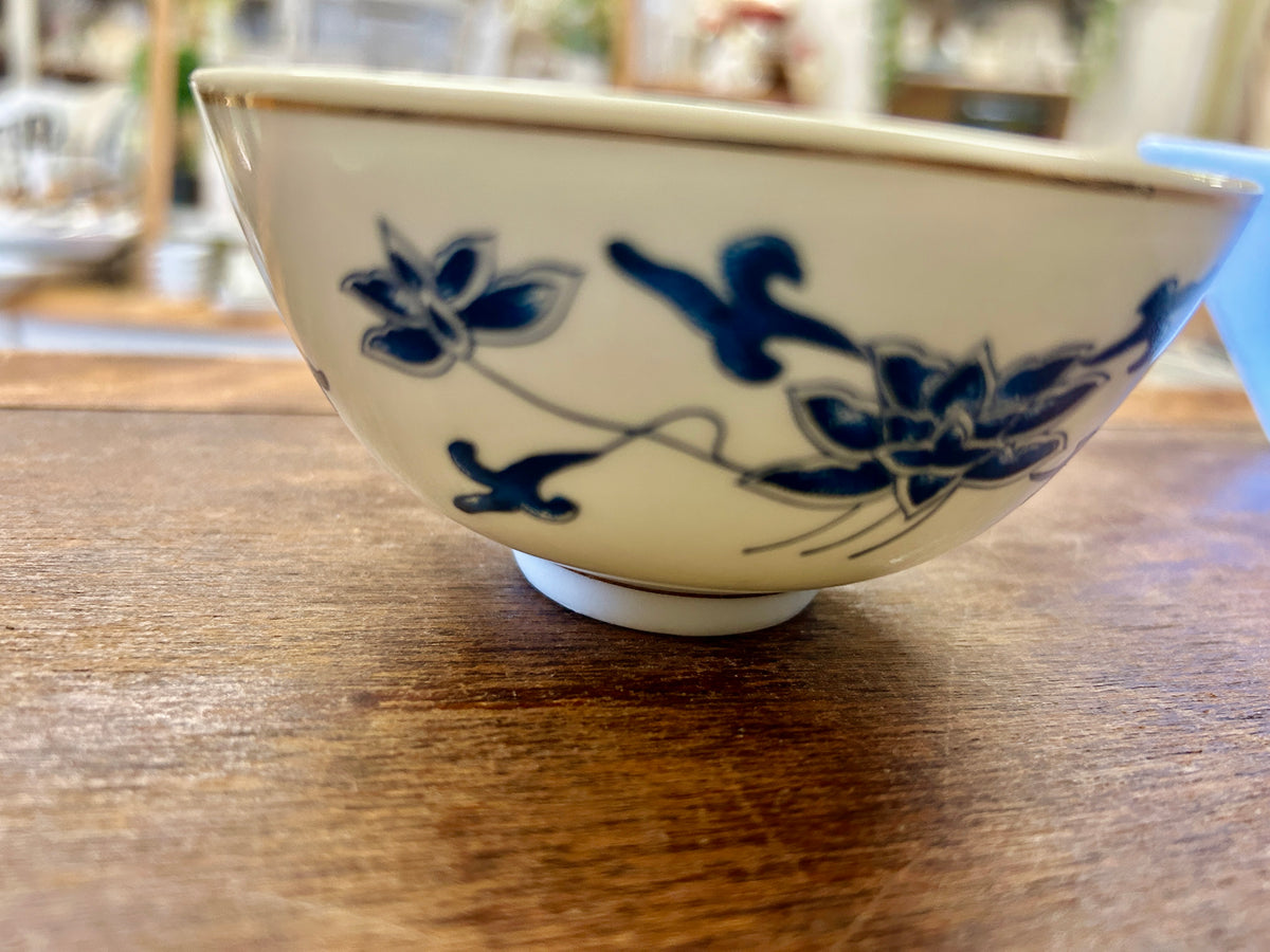 Blue & White Bowl, 4 1/2"
