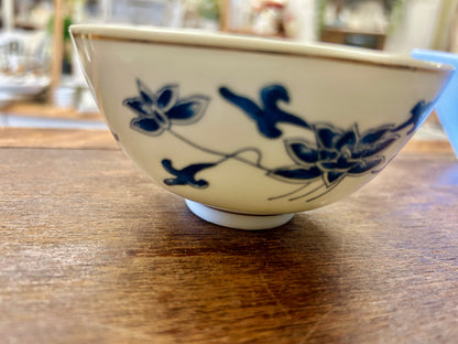 Blue & White Bowl, 4 1/2"
