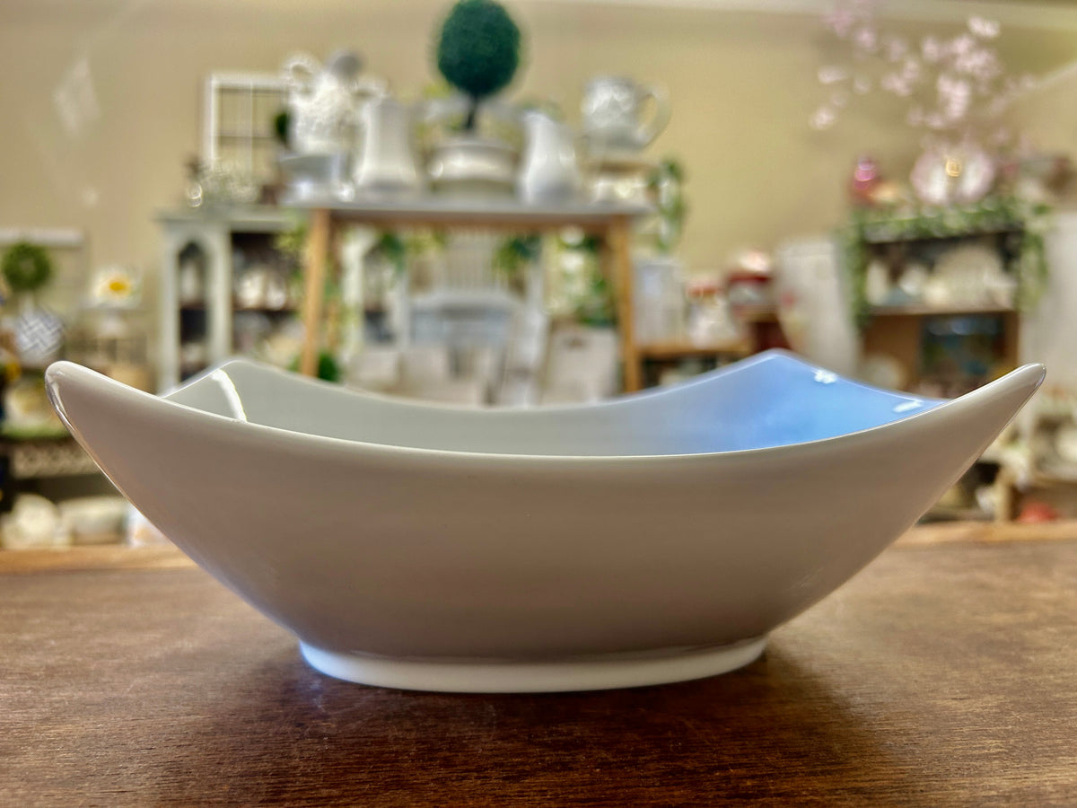 Fitz & Floyd White Rectangle Bowl, 8 3/4"