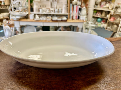 Fitz & Floyd Nevaeh White Oval Bowl, 13"