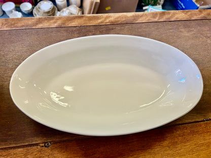 Fitz & Floyd Nevaeh White Oval Bowl, 13"