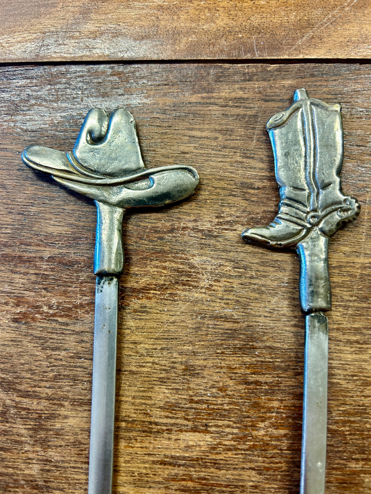 Silver  Vintage Cowboy Skewers 6, 17"