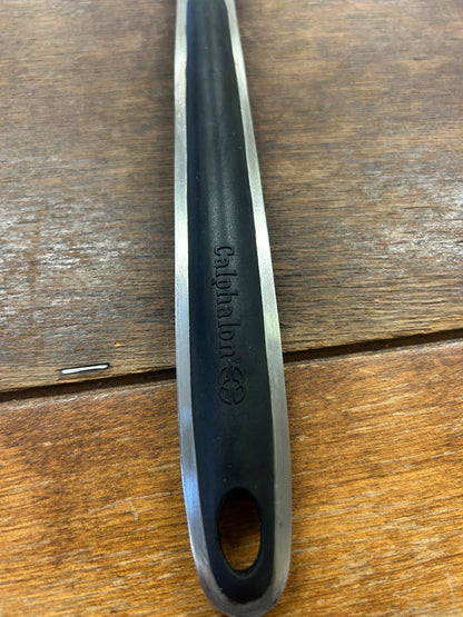 Silver Calphalon Slotted Serving Spoon, 13 1/2"