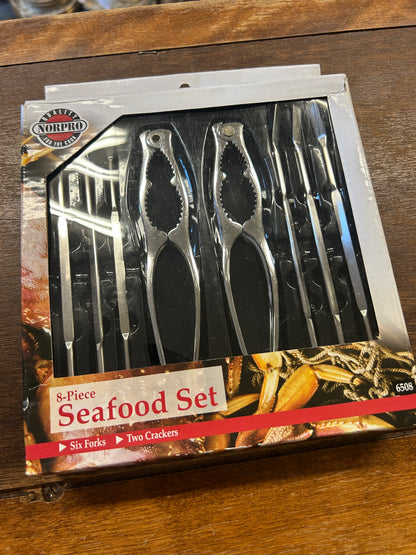 Silver Norpro NEW Seafood Set 8 pcs, 7"