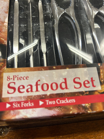 Silver Norpro NEW Seafood Set 8 pcs, 7"