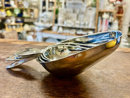 Silver  Measuring Cups 4 pcs, 1 Cup