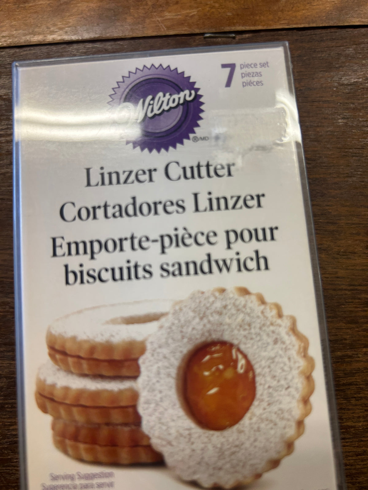 Silver Wilton NEW Linzer Cutter 7 pcs, 2"