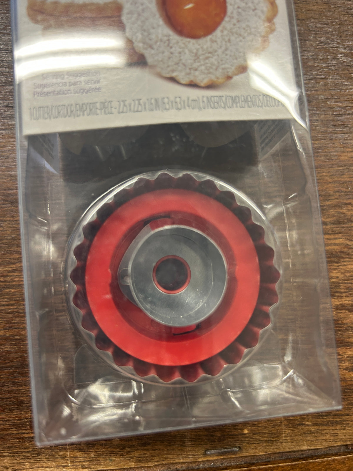 Silver Wilton NEW Linzer Cutter 7 pcs, 2"