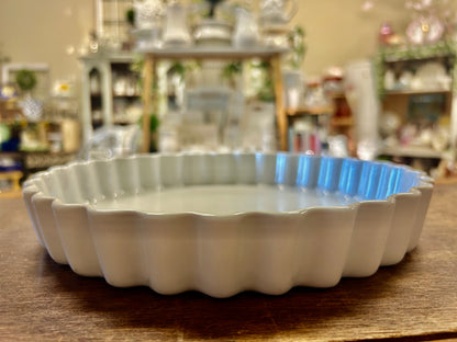 Pillivuyt White Tart Pan France, 10"