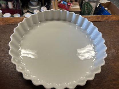 Pillivuyt White Tart Pan France, 10"