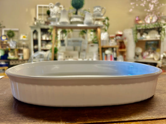 Corningware French White 2.5L Oblong, 12"