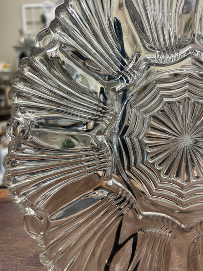 Clear Deviled Egg Platter, 9 3/4"