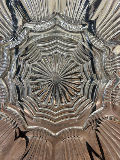 Clear Deviled Egg Platter, 9 3/4"
