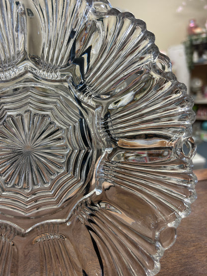 Clear Deviled Egg Platter, 9 3/4"