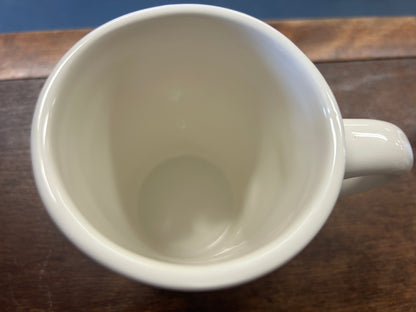 White & Cranberry Williams Sonoma Swedish Glogg Mug, 4"