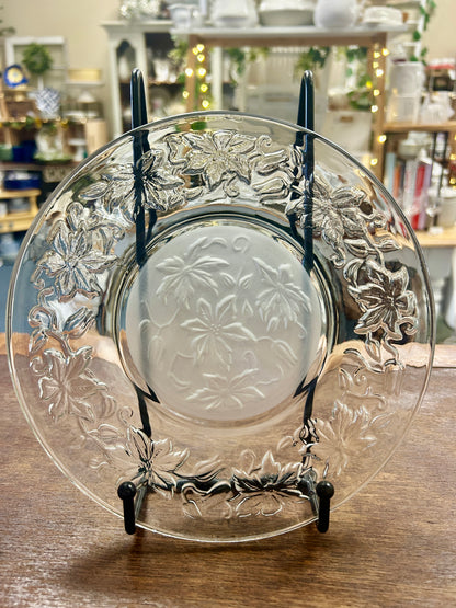 Clear Princess House Fantasia Salad Plate, 8"