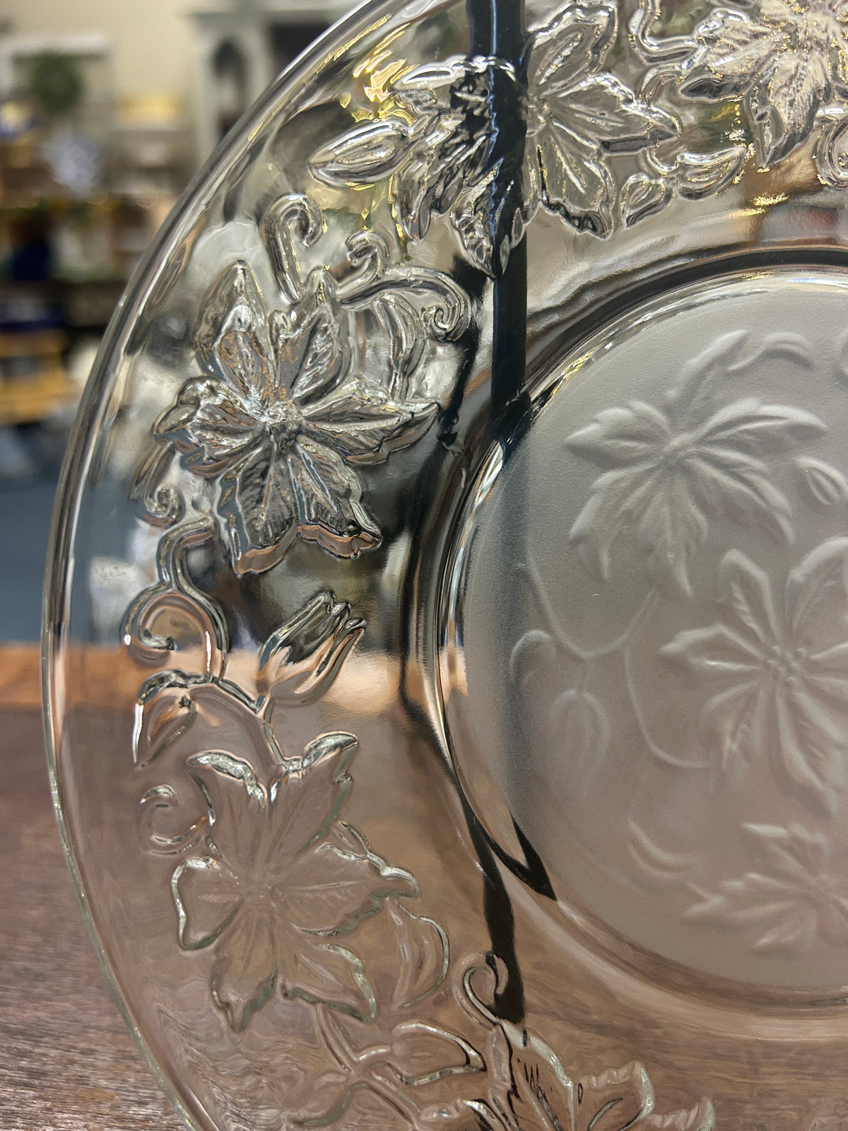 Clear Princess House Fantasia Salad Plate, 8"