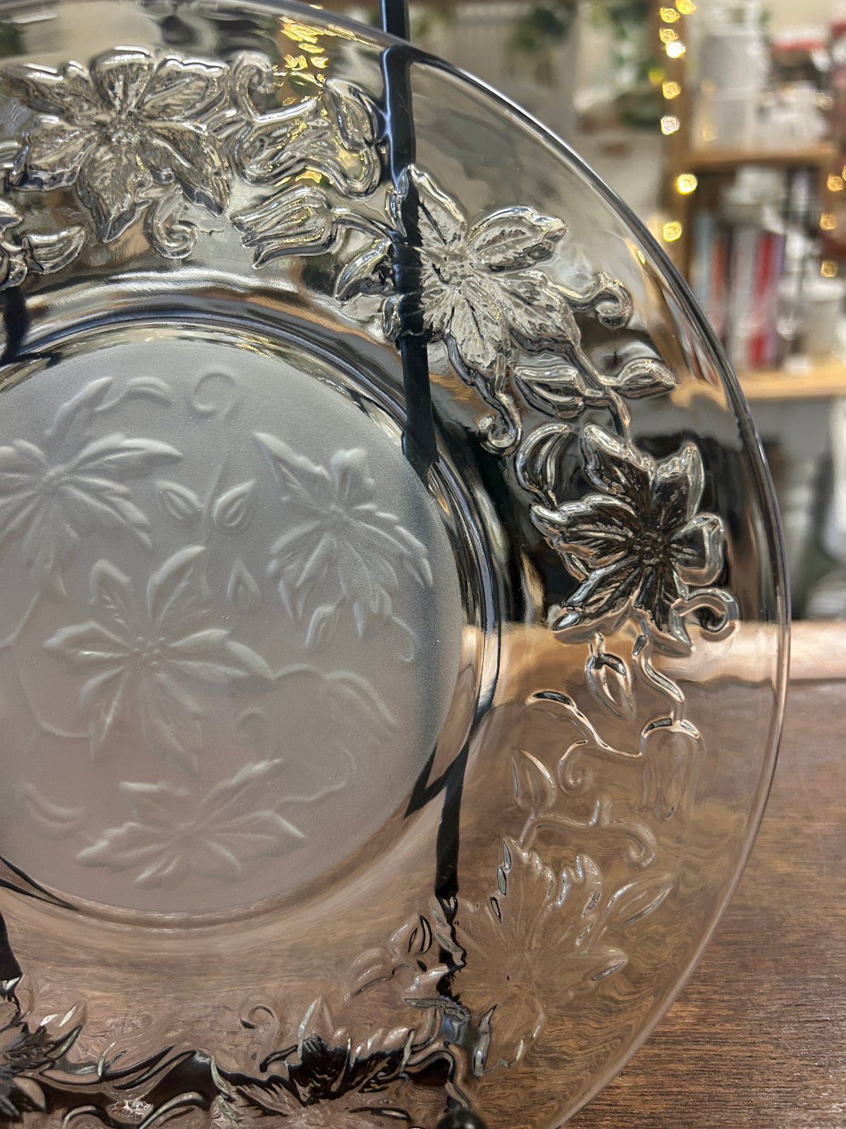 Clear Princess House Fantasia Salad Plate, 8"