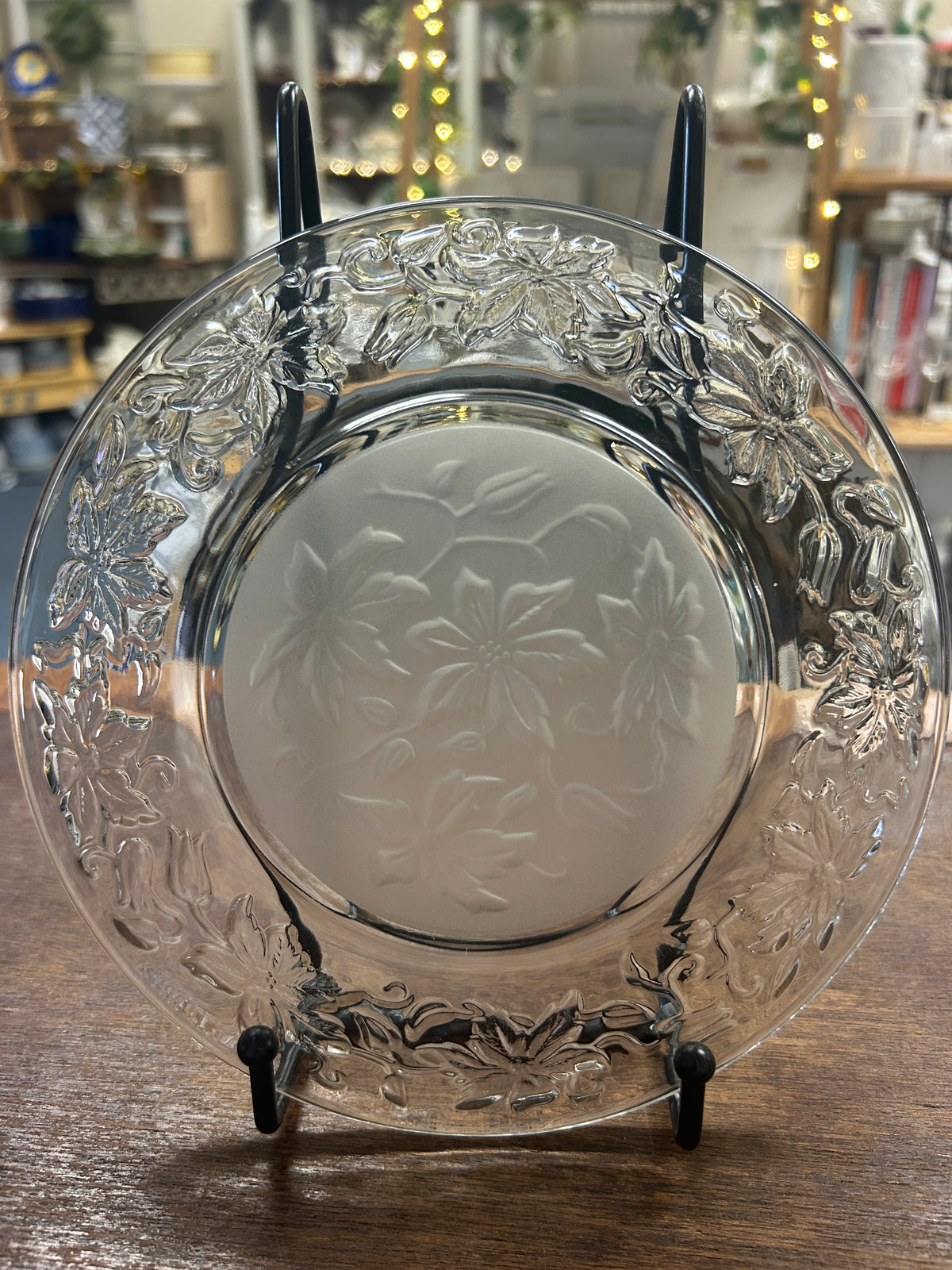 Clear Princess House Fantasia Salad Plate, 8"