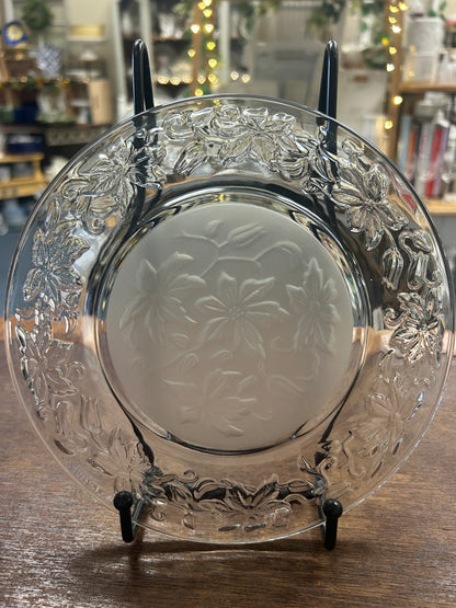 Clear Princess House Fantasia Salad Plate, 8"
