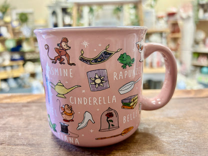 Disney Pink Princess Mug, 4"