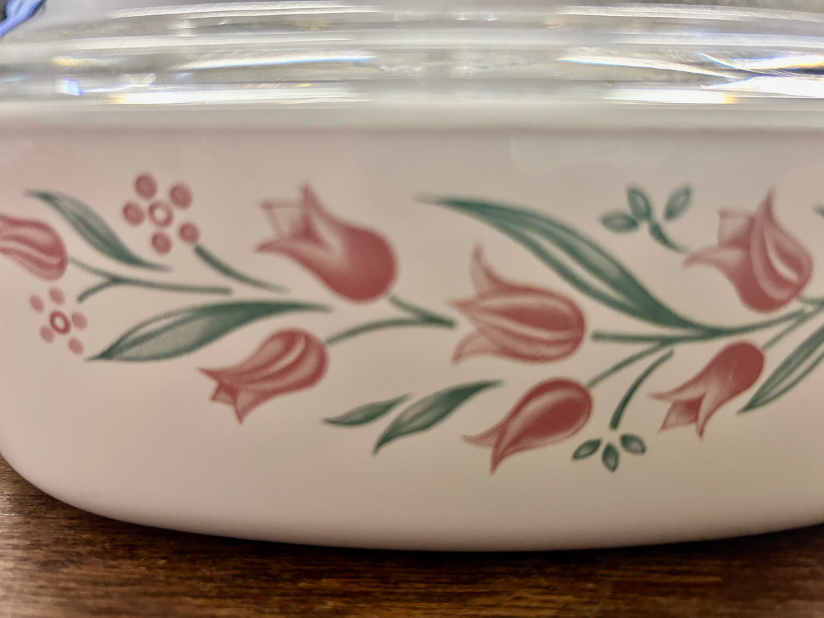 Pink & Green Corningware Rosemarie Pink Tulip 2L, 2L
