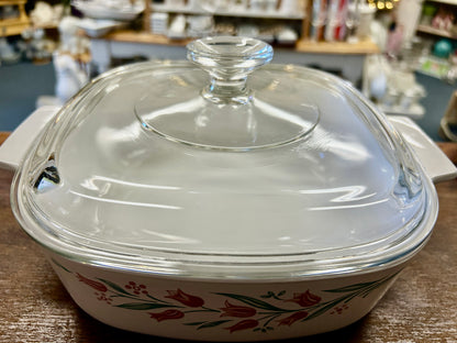 Pink & Green Corningware Rosemarie Pink Tulip 2L, 2L