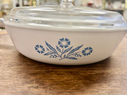 Blue & White Pyrex Blue Cornflower Pot 20 oz., 20 ounces