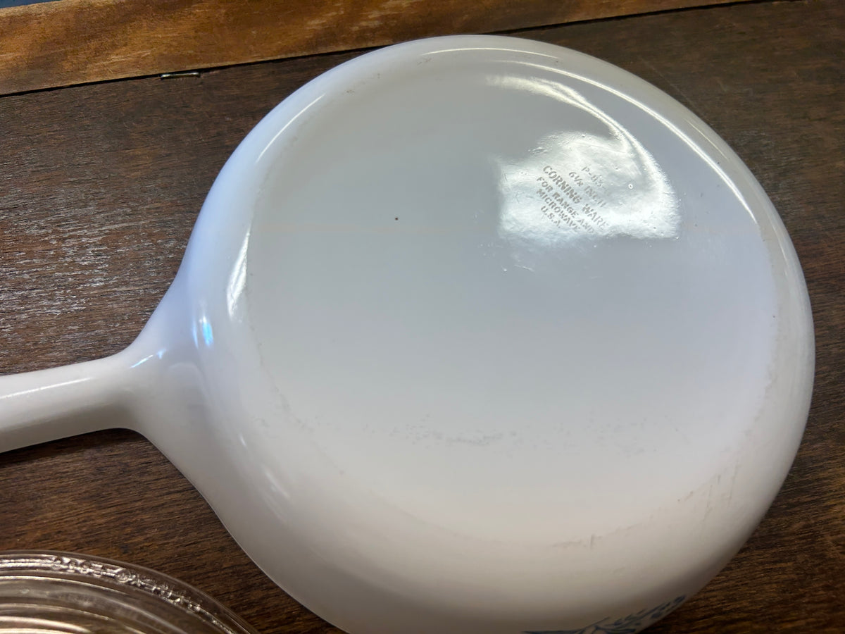 Blue Pyrex Blue Cornflower Pan 16 oz, 16 ounces