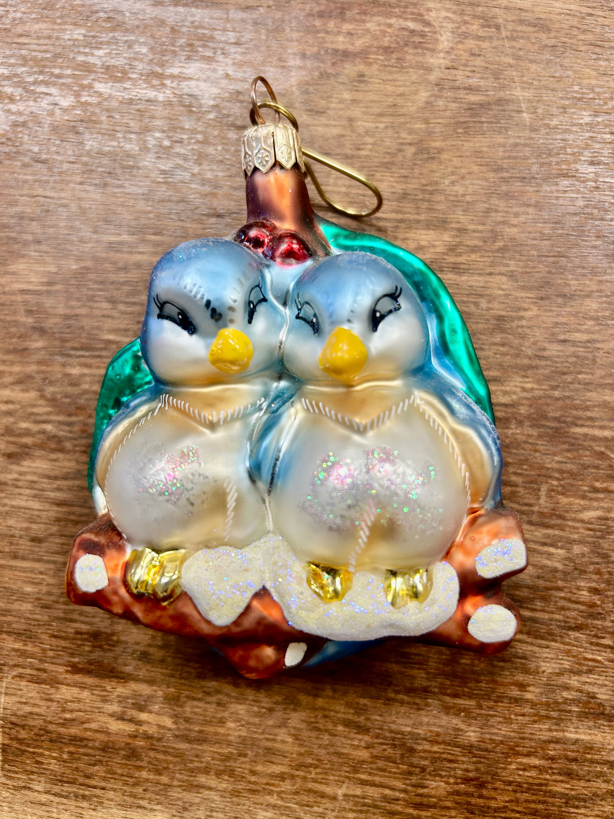 Multicolor Christopher Radko Come Closer My Tweet Ornament, 4"