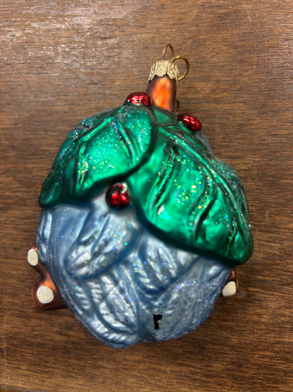Multicolor Christopher Radko Come Closer My Tweet Ornament, 4"