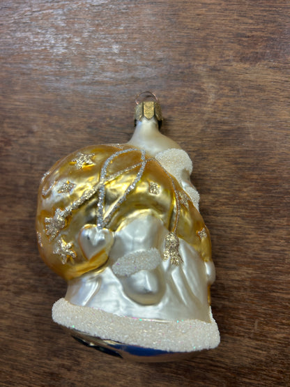 Santa Ornament Gold Sack
