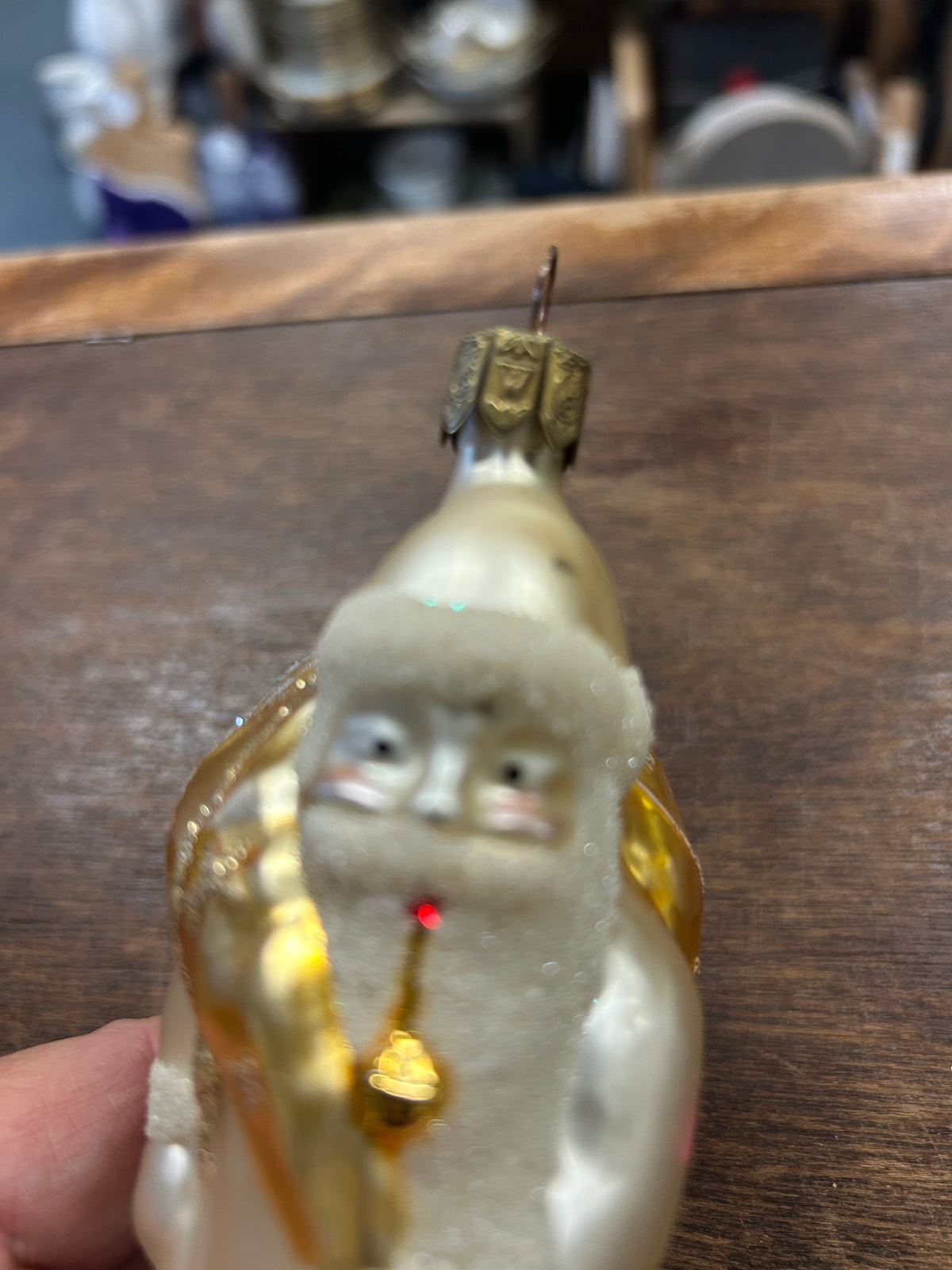 Santa Ornament Gold Sack