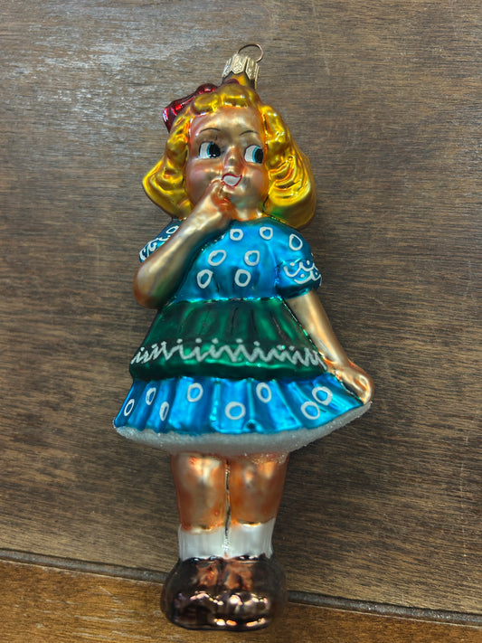 Multicolor Christopher Radko Dainty Jane Ornament, 6 1/2"