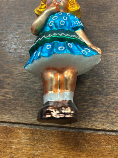 Multicolor Christopher Radko Dainty Jane Ornament, 6 1/2"
