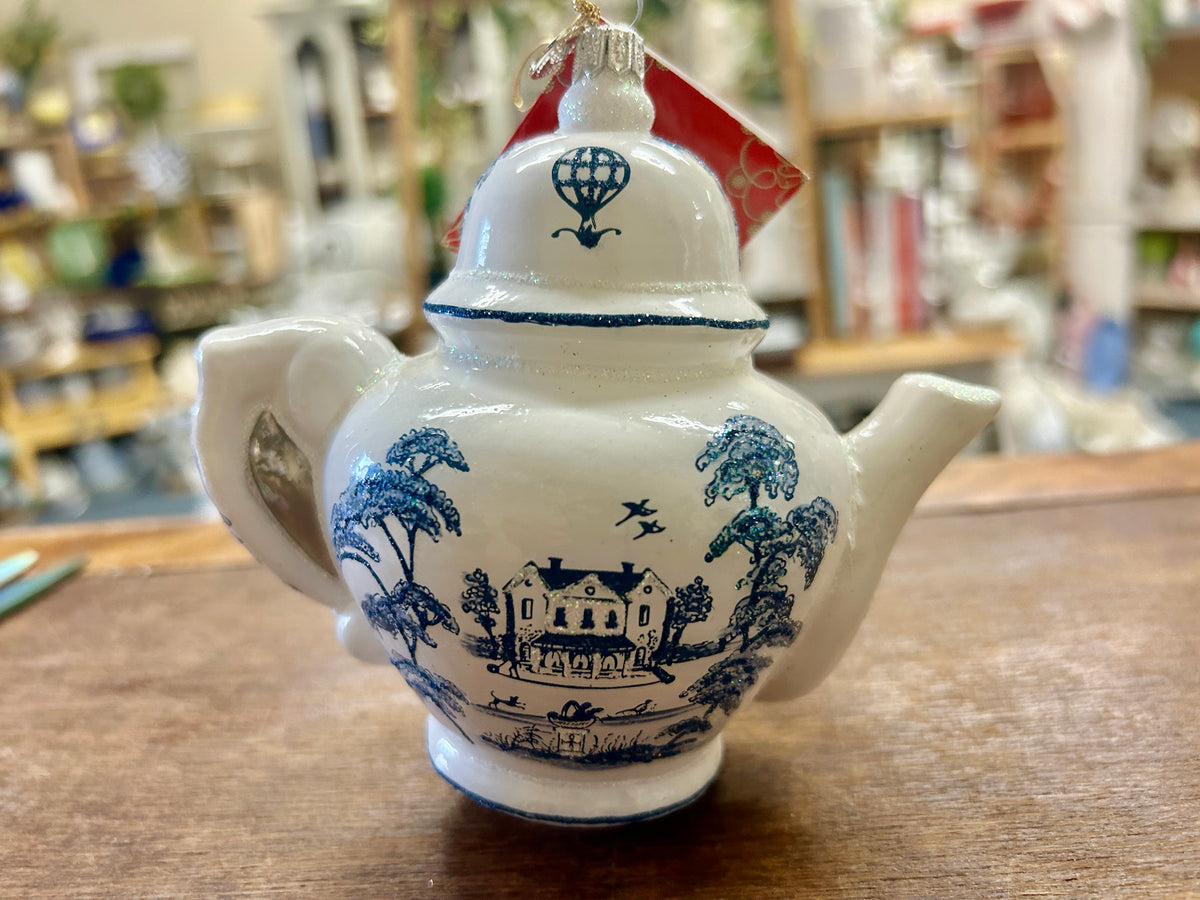 Blue & White Juliska Delft Blue Country Estate Ornament, 5"
