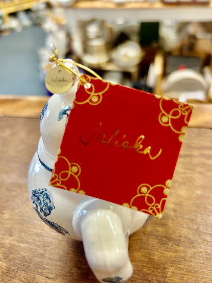 Blue & White Juliska Delft Blue Country Estate Ornament, 5"
