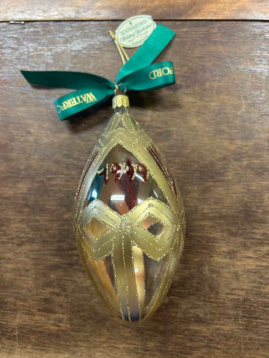 Waterford Dated Egg Drop 1999