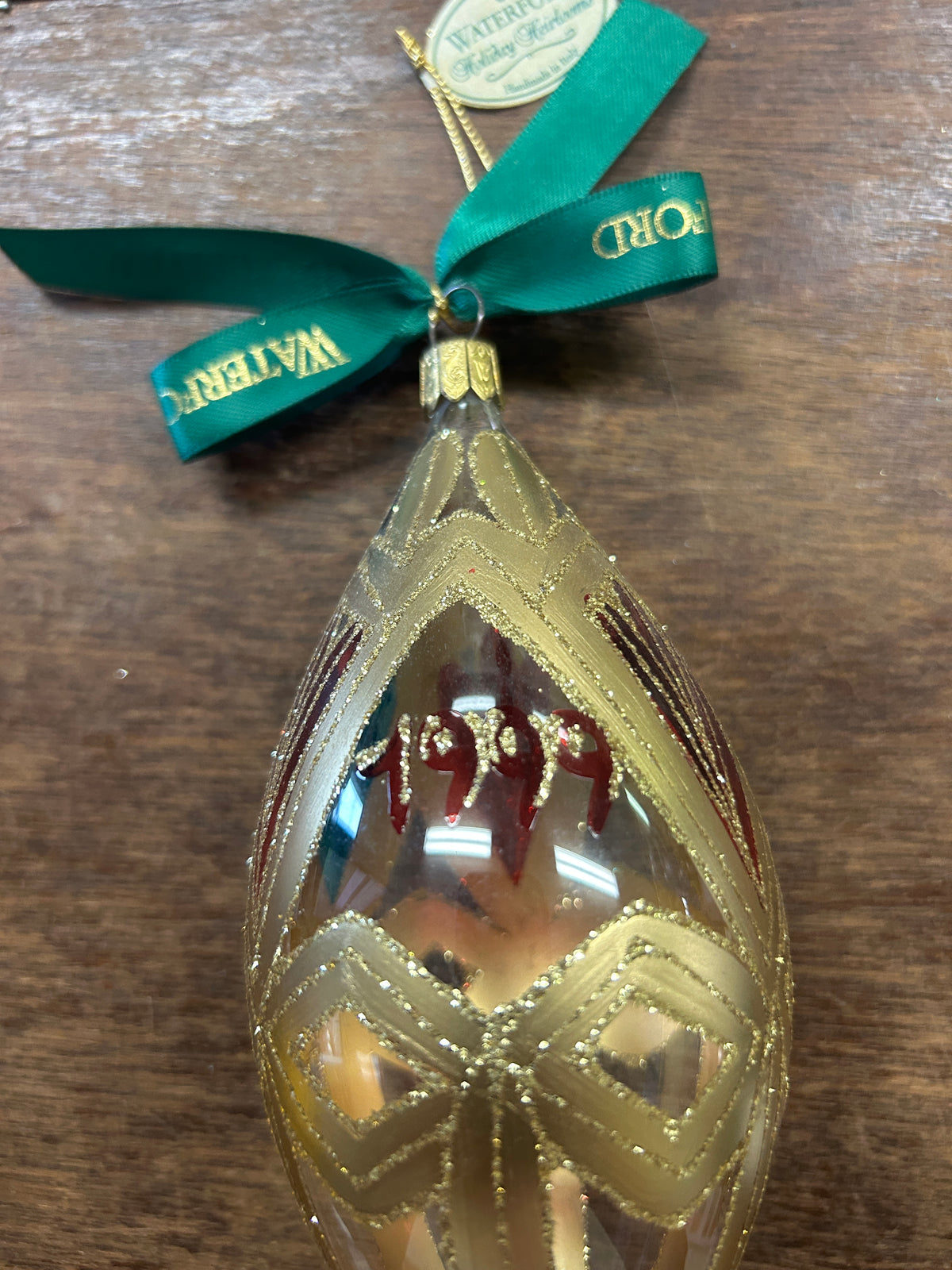 Waterford Dated Egg Drop 1999