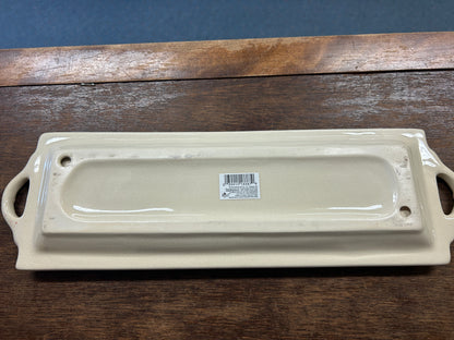 Blue & White Russ NEW O Christmas Tree Platter, 14"
