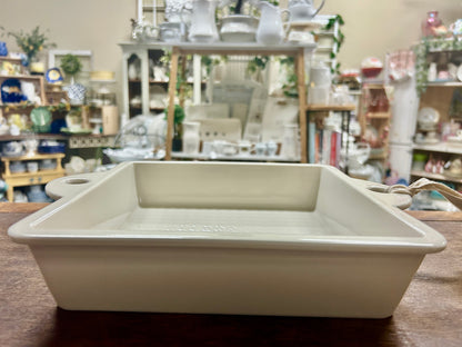 Revol NEW White Square Baker France, 9"