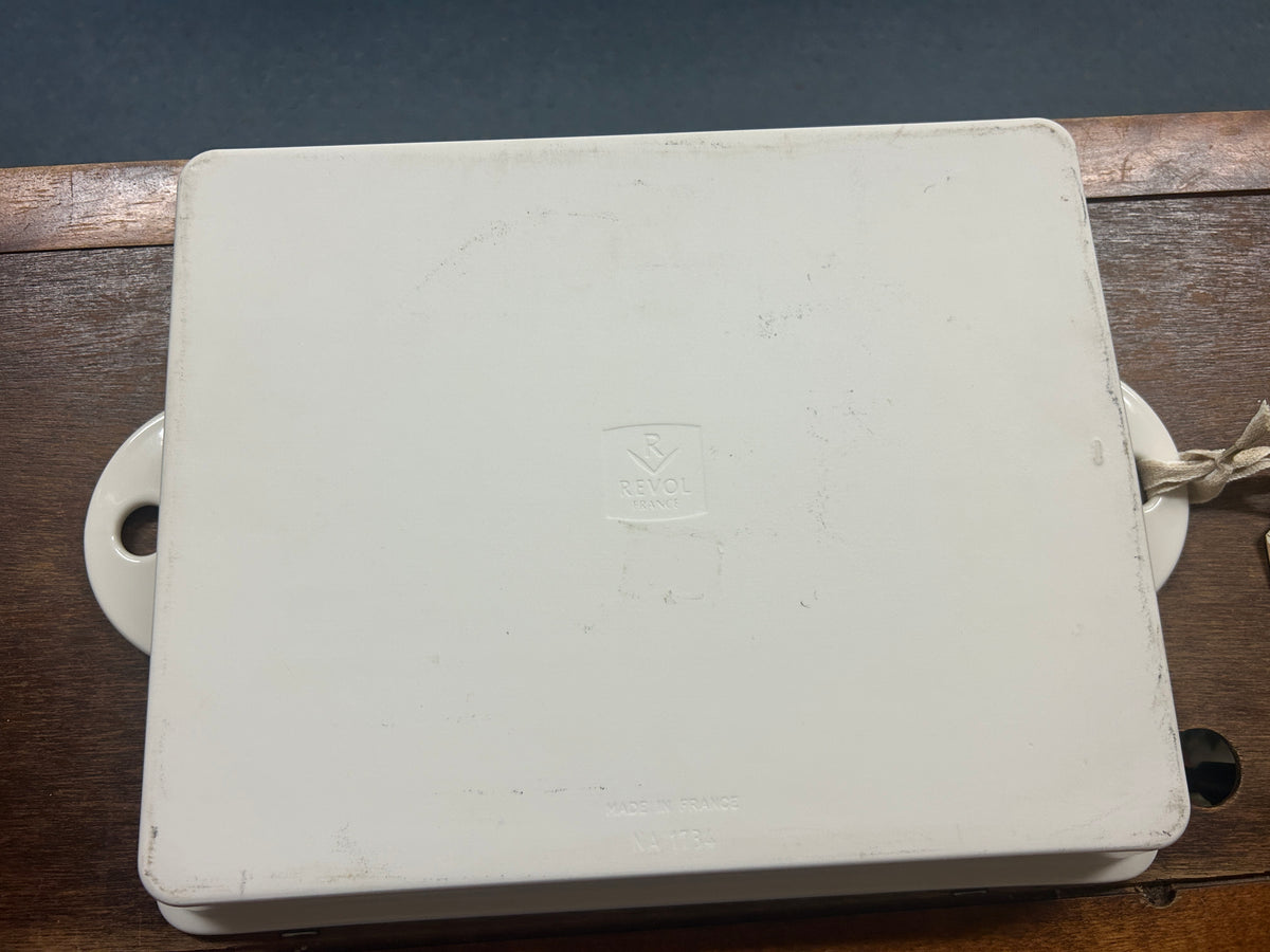 Revol NEW White Rectangle France, 12"