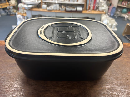 Black Emile Henry Cheese Box France, 12"