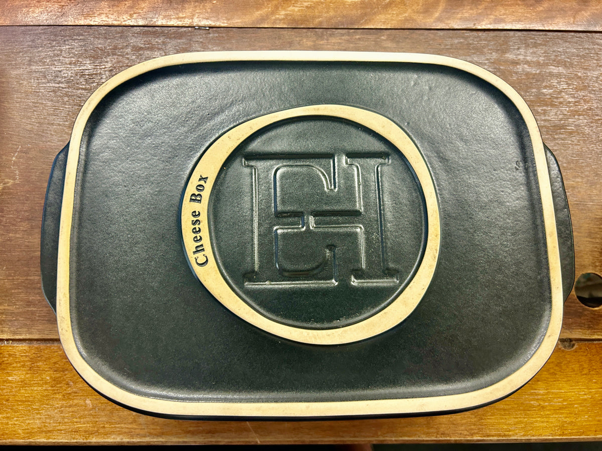 Black Emile Henry Cheese Box France, 12"