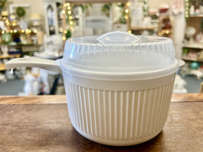 White Nordic Ware Microwave Steamer, 1 QT