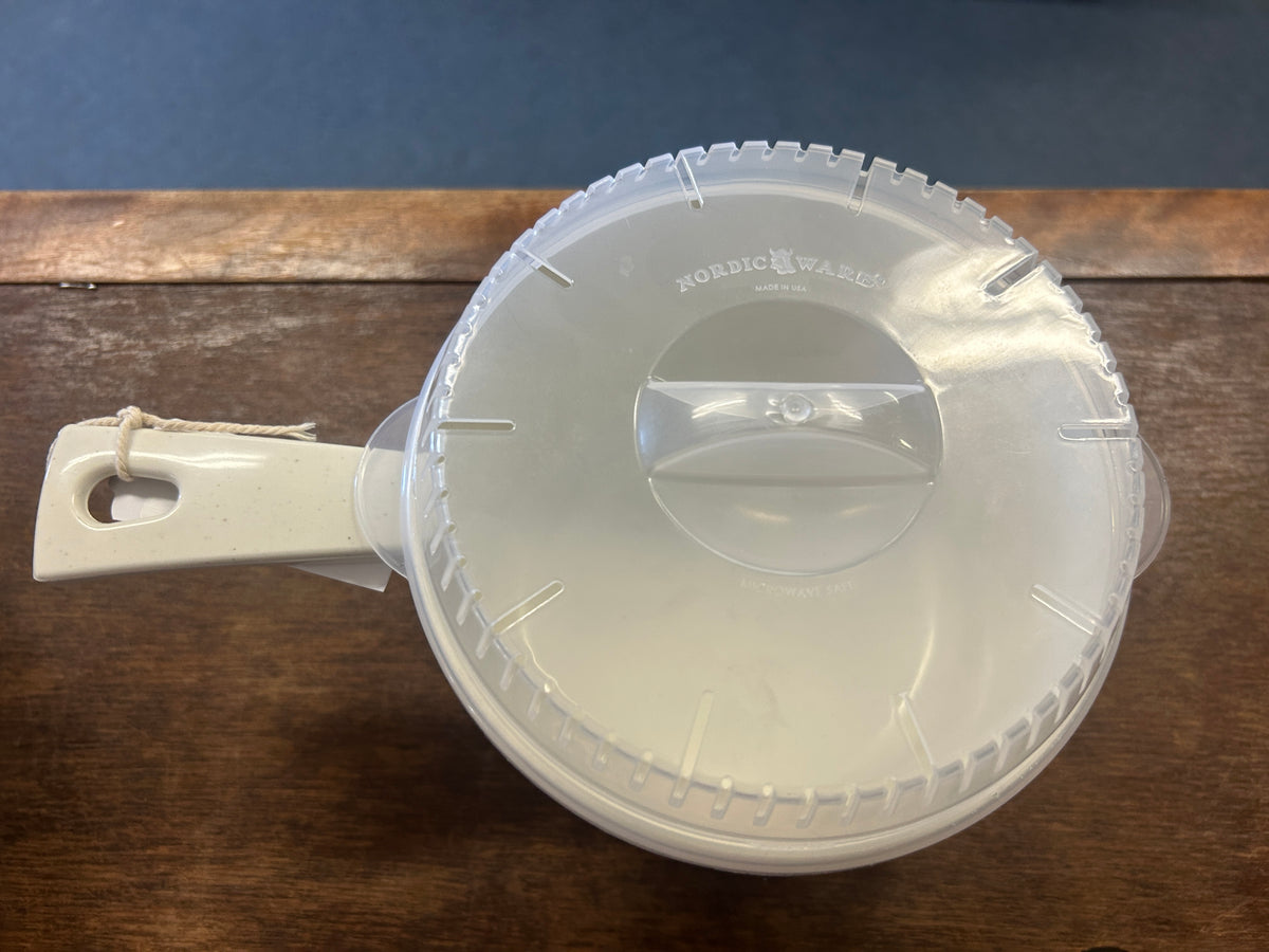 White Nordic Ware Microwave Steamer, 1 QT