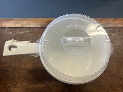 White Nordic Ware Microwave Steamer, 1 QT