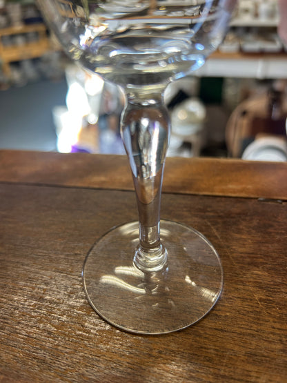 Clear Libbey Windswept Glass, 5 1/4"
