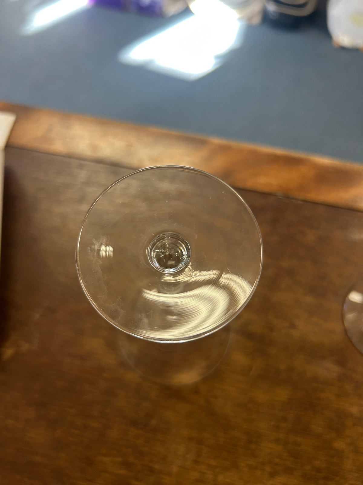 Clear Libbey Windswept Glass, 5 1/4"